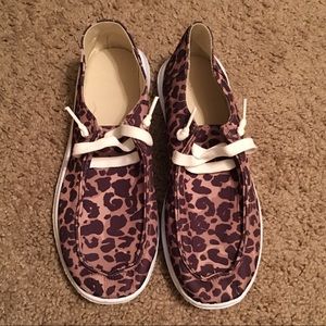 Leopard Slip Ons